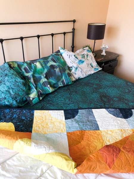 Matching set custom pillowcases - Quilts a la Mode