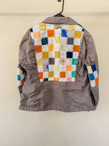 Autumn Colored Repurposed Medium Jacket - Quilts a la Mode
