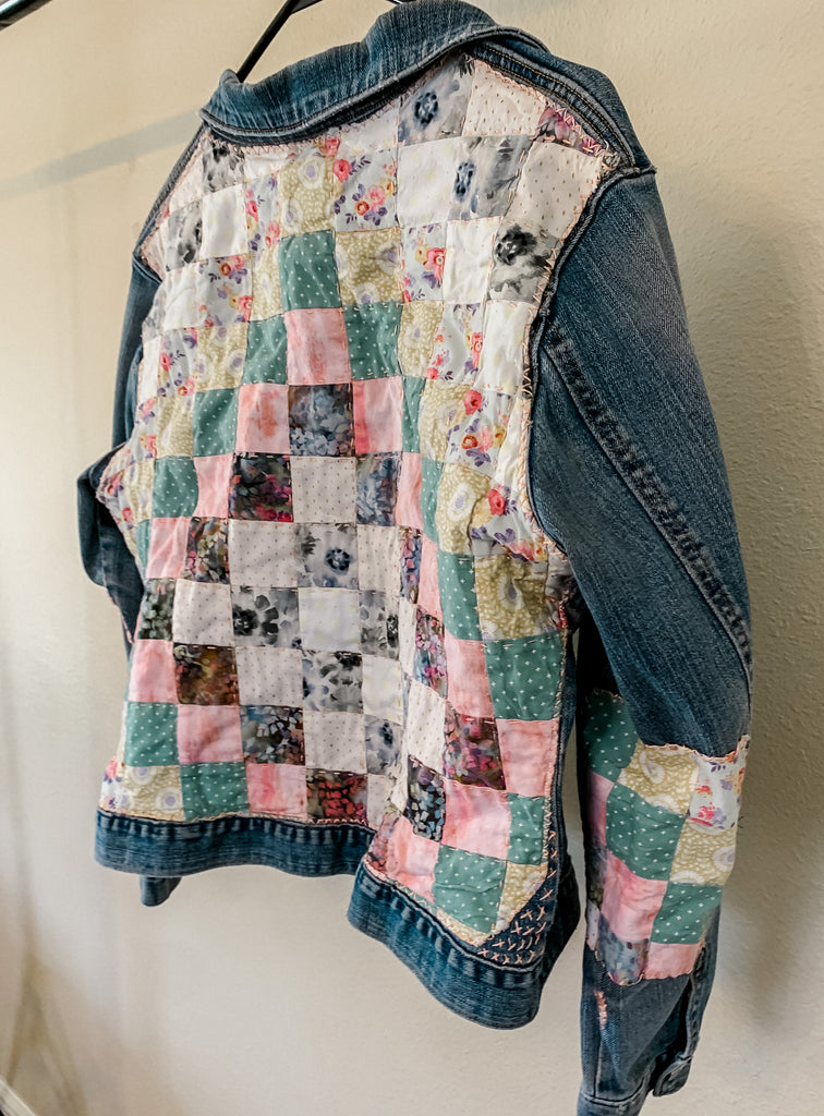 Re-purposed Patchwork Denim Jacket